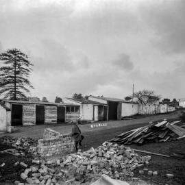 Glass Negative - Belmore Police Barracks yards and outbuildings, Garden Street Haymarket, circa 1901