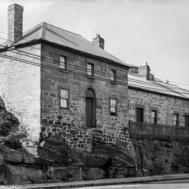 Glass Negative - Glover’s cottages, Kent Street Millers Point, circa 1901