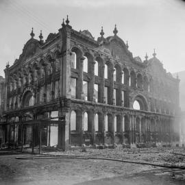 Glass Negative - Anthony Hordern Palace Emporium fire, Parker Street Haymarket, 1901