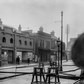 Glass Negative - Streetscape with Chinese businesses, Pitt Streets Sydney, circa 1902