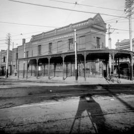 Glass Negative - Oxford and Flinders streets, Darlinghurst, circa 1907