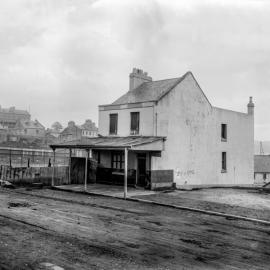 Glass Negative - Print - McBrides Hotel on Windmill Street Millers Point, circa 1907