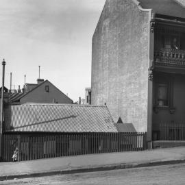 Glass Negative - Cottage in Campbell Street Surry Hills, circa 1907