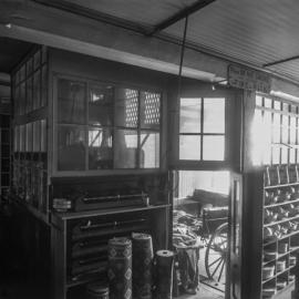 Glass Negative - Shop interior, location unknown, Sydney, circa 1901