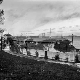 Glass Negative - Municipal baths in Woolloomooloo Bay Sydney, circa 1908