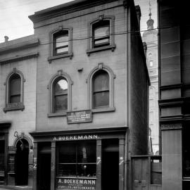 Glass Negative - A. Boekmann Jewellers shop in Bond Street Sydney, circa 1908