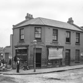 Glass Negative - Brisbane and Goulburn streets Surry Hills, circa 1912