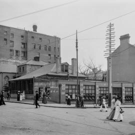 Glass Negative - Liverpool and Castlereagh streets Sydney, circa 1912