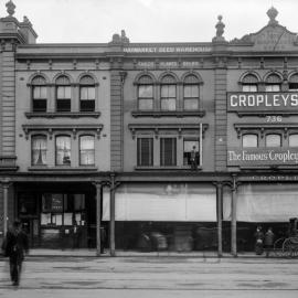 Glass Negative - George Street Haymarket, circa 1912