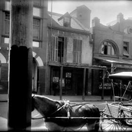 Glass Negative - Commercial buildings in Sussex Street Sydney, circa 1913