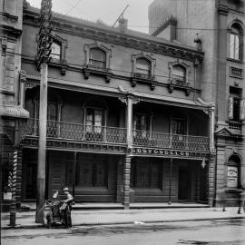 Glass Negative - Gosford Club in Castlereagh Street Sydney, circa 1913