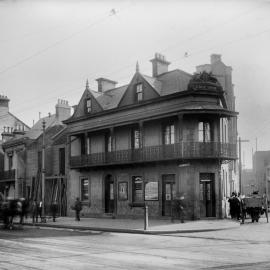 Glass Negative - Emu Inn in Regent Street Chippendale, circa 1913