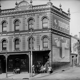 Glass Negative - Evening Star Hotel in Crown Street Darlinghurst, 1917