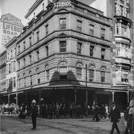 Glass Negative - Shirley House in Pitt Street Sydney, 1918