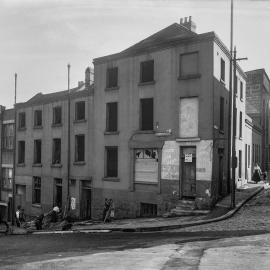 Glass Negative - Margaret Street and Clarence Lane Sydney, 1918