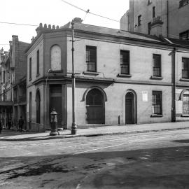 Glass Negative - Boarding house in Castlereagh Street Sydney, 1918