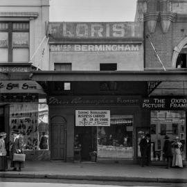 Glass Negative - Oxford Street Darlinghurst, 1918