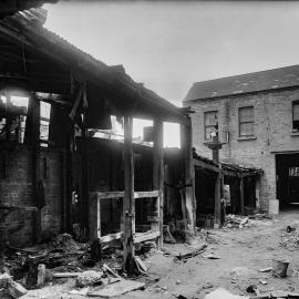 Glass Negative - Commercial premises in George Street West Ultimo, 1918