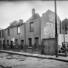 Glass Negative - Commercial premises in Kensington Street Chippendale, 1918