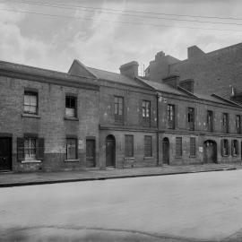 Glass Negative - Terraces in Harrington Street The Rocks, 1919