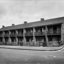 Glass Negative - Terraces in Jones Street Ultimo, 1919