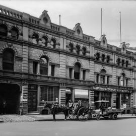Glass Negative - Commercial buildings in O'Connell Street Sydney, 1919