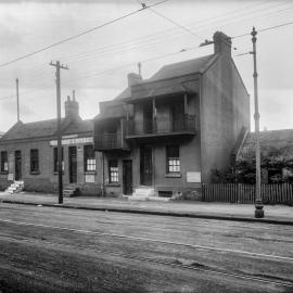 Glass Negative - Laundry in Yurong Street Darlinghurst, 1920