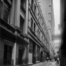 Glass Negative - Rowe Street Sydney, 1920