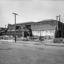 Glass Negative - Chown Brothers and Mulholland in Jones Street Ultimo, 1920
