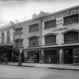 Glass Negative - Commercial buildings in Market Street, Sydney 1920