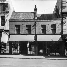 Glass Negative - Shops in Oxford Street Darlinghurst, 1920
