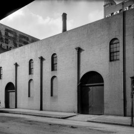 Glass Negative - Brick warehouse in Sussex Street Sydney, 1920