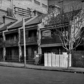 Glass Negative - Terraces in Foveaux Street Surry Hills, 1920