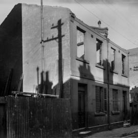 Glass Negative - Terraces in Goold Street Chippendale, 1920