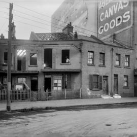 Glass Negative - Terraces in Regent Street Chippendale, 1920