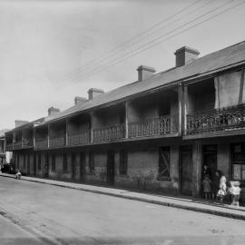 Glass Negative - Terraces in Bulwarra Road Ultimo, 1920