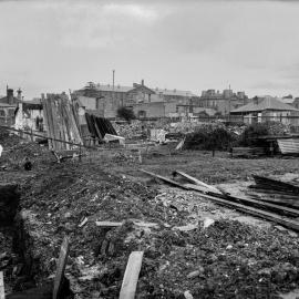 Glass Negative - Construction of the Municipal Council of Sydney Electricity Depot Camperdown, 1919