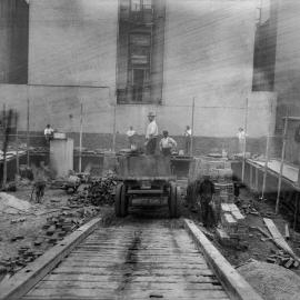 Glass Negative - Phillip Street Electrical Sub Station Sydney, 1914