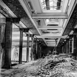 Glass Negative - Alterations to the Queen Victoria Building (QVB) Sydney, 1917