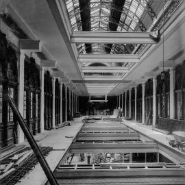 Glass Negative - Alterations to the Queen Victoria Building (QVB) Sydney, 1918