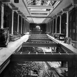 Glass Negative - Alterations to the Queen Victoria Building (QVB) Sydney, 1918