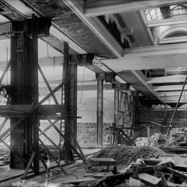 Glass Negative - Alterations to the Queen Victoria Building (QVB) Sydney, 1918