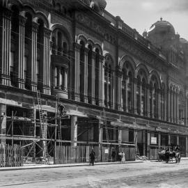 Glass Negative - Alterations to the Queen Victoria Building (QVB) Sydney, 1918