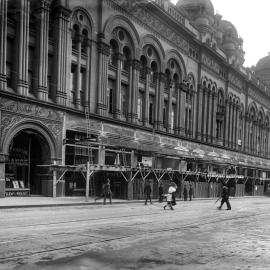 Glass Negative - Alterations to the Queen Victoria Building (QVB) Sydney, 1918