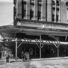 Glass Negative - Alterations to the Queen Victoria Building (QVB) Sydney, 1918