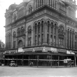 Glass Negative - Alterations to the Queen Victoria Building (QVB) Sydney, 1918