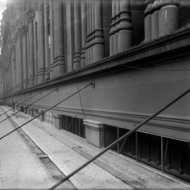 Glass Negative - Alterations to the Queen Victoria Building (QVB) Sydney, 1918