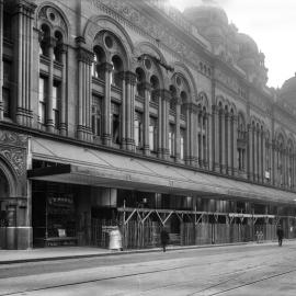 Glass Negative - Alterations to the Queen Victoria Building (QVB) Sydney, 1918