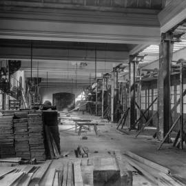 Glass Negative - Alterations to the Queen Victoria Building (QVB) Sydney, 1918