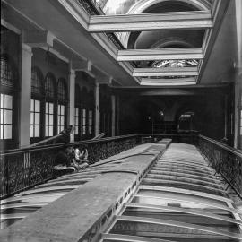 Glass Negative - Alterations to the Queen Victoria Building (QVB) Sydney, 1918